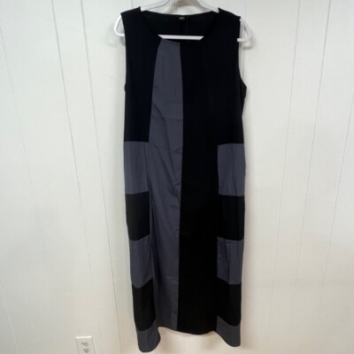 Vonda Dress Size Large Sleeveless Black Gray New With Tags