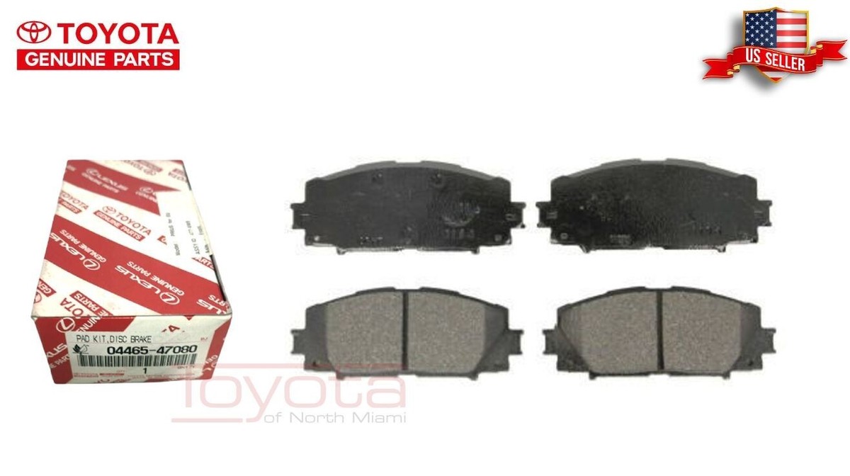OEM 2020 Toyota Corolla Hybrid Front Brake Pads 04465-47080 & Rear