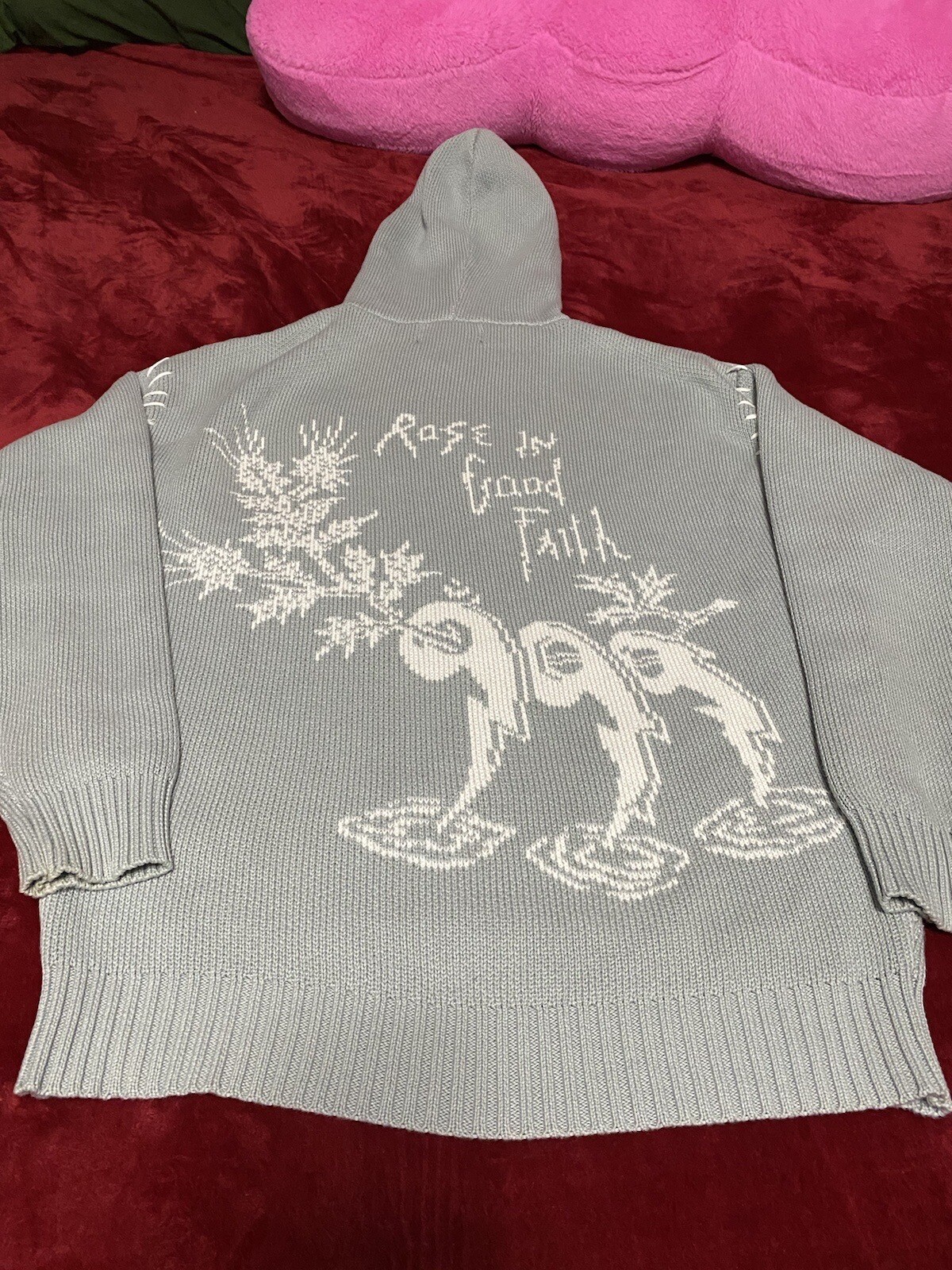 Rose In Good Faith x Juice Wrld Knit Hoodie eBay