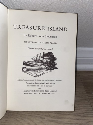 Treasure Island by Robert Louis Stevenson illustrated by Lynd Ward hardcover - Picture 3 of 4