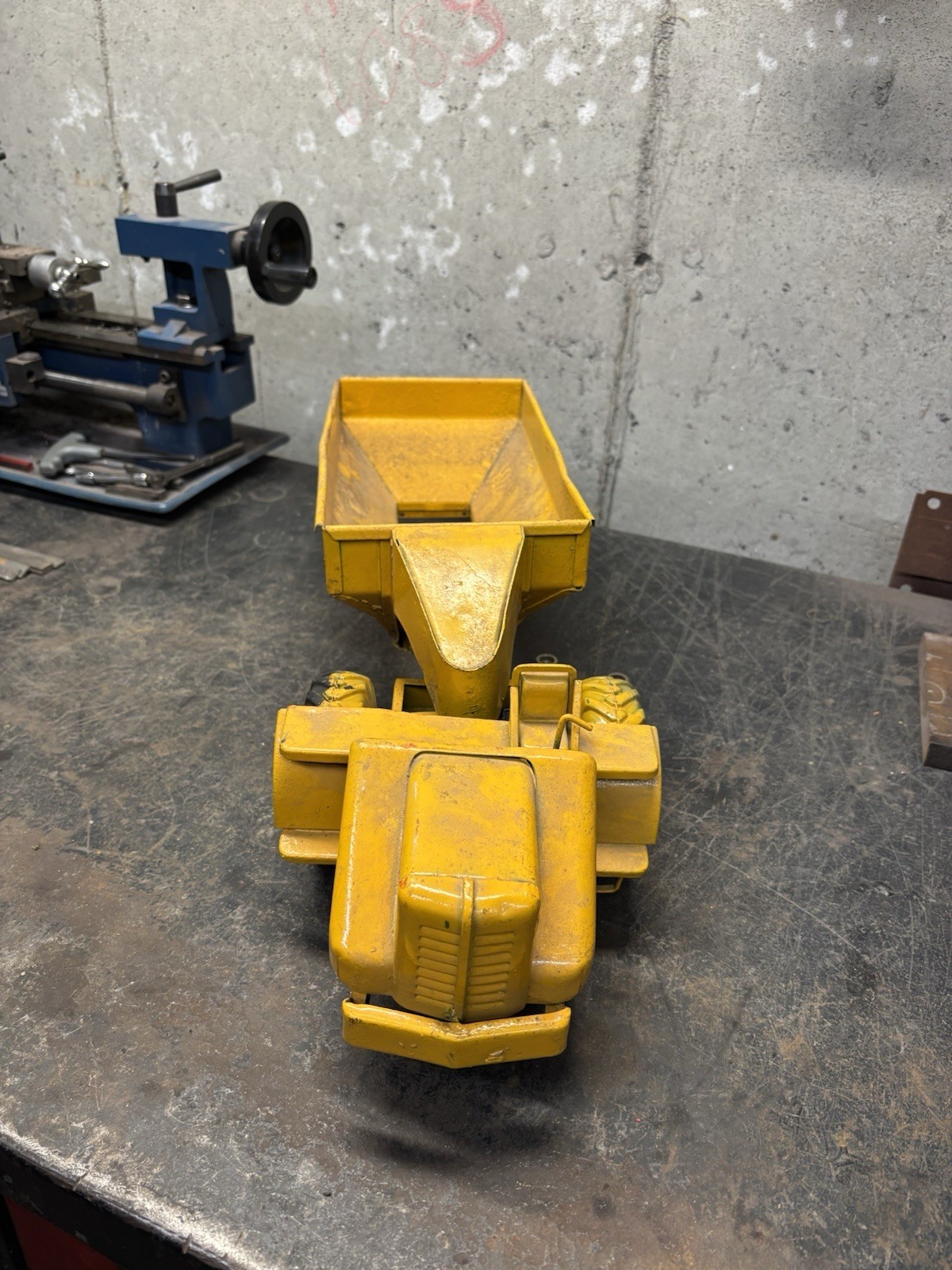 Charles WM Doepke Model Toys Vintage Wooldridge Bottom Dump Earth Hauler Truck