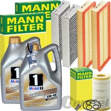 MANN INSPEKTIONSPAKET+MOBIL 0W-40 ÖL passend für MERCEDES GL-KLASSE X164 W/V251 MANN INSPEKTIONSPAKET+MOBIL 0W-40 ÖL passend für MERCEDES GL-KLASSE X164 W/V251