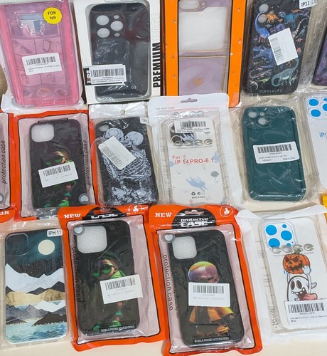 Coques Iphone Samsung lot géant Pixel 15 Pro Airtag silicone plusieurs téléphones