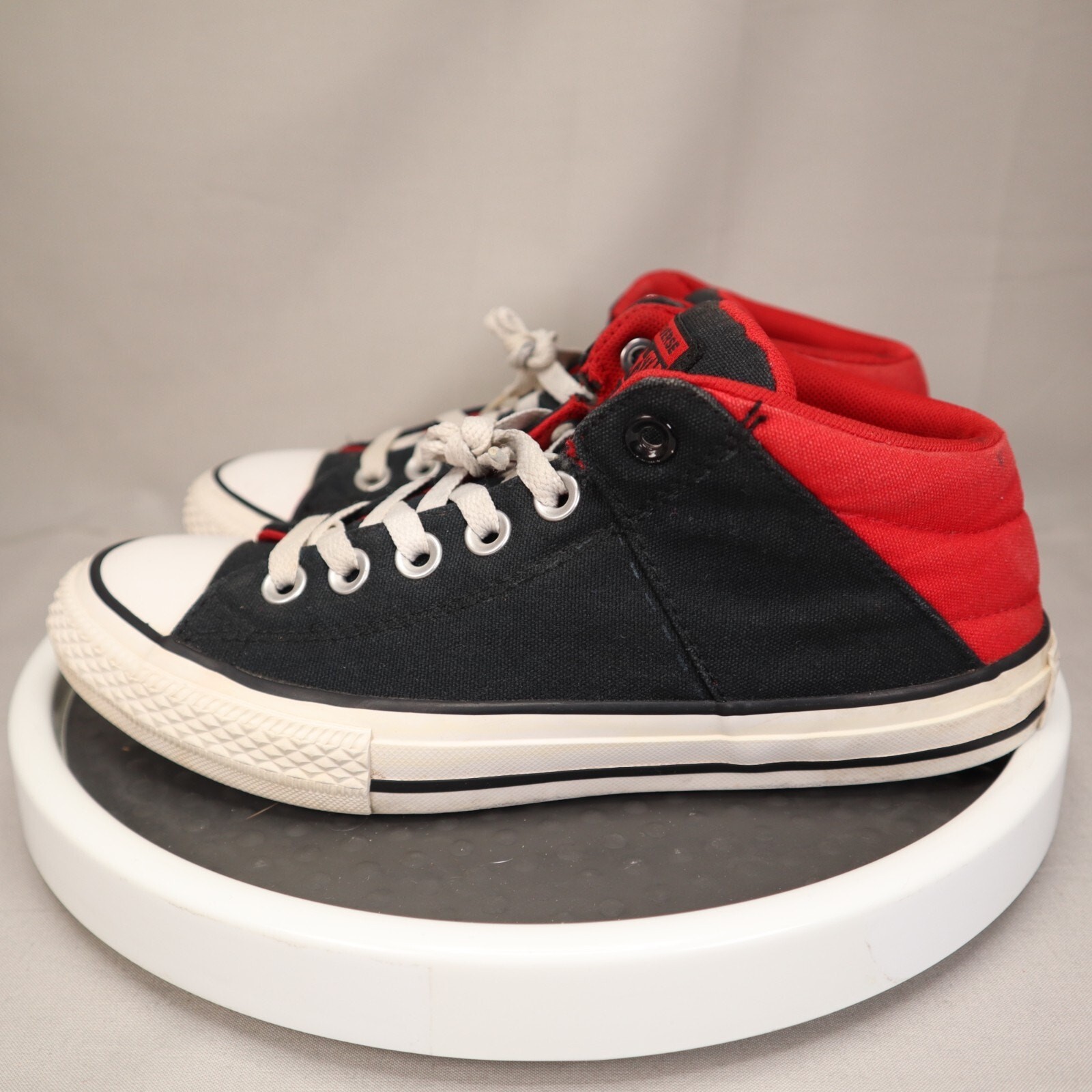 Converse Chuck Taylor All Star High Street Youth Size 5 Shoes Black Red Hi Top thumbnail 2