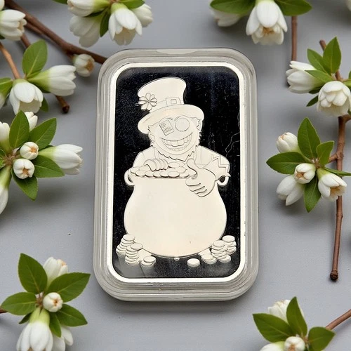 2023 St Patrick’s Day 1 oz .999 Silver Proof Mr Silverstacker #38/50