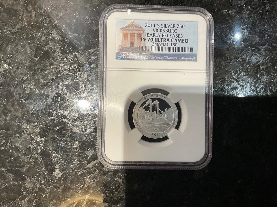 2011-S Silver U.S. ATB Quarters set; MI, OK, PA, MO, & WA - NGC PF 70 UC - Image 4 of 4