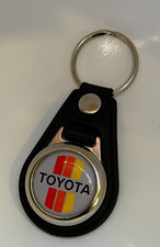 High Quality 100 leather RETRO KEYCHAIN for your grey Toyota