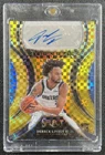 DERECK LIVELY II 2023-24 PANINI SELECT ROOKIE TOP SHELF GOLD PRIZM AUTO RC 1/10