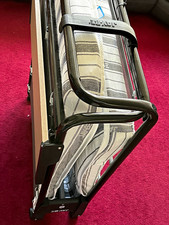 Jay-Be Single Folding Bed Metal Frame with Foam Roll-Up Striped Mattress