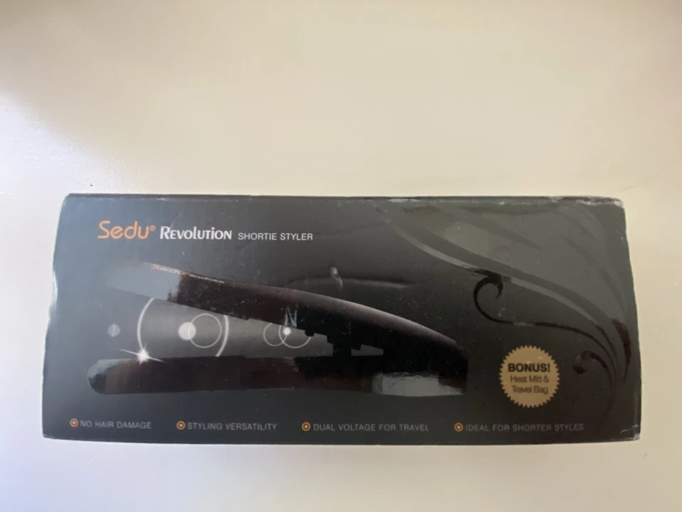 Sedu Revolution Travel Size Ionic Hair Straightener Mini Flat Iron 1/2” Barrel  - Image 2 of 4