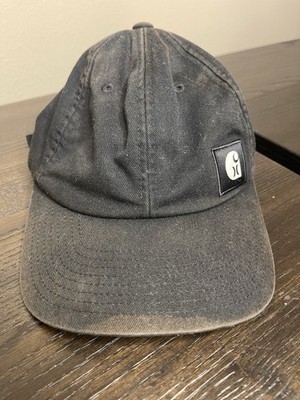 Carhartt Hurley Sample Black Cotton Dad Hat Adjustable SnapBack Yupoong Mens