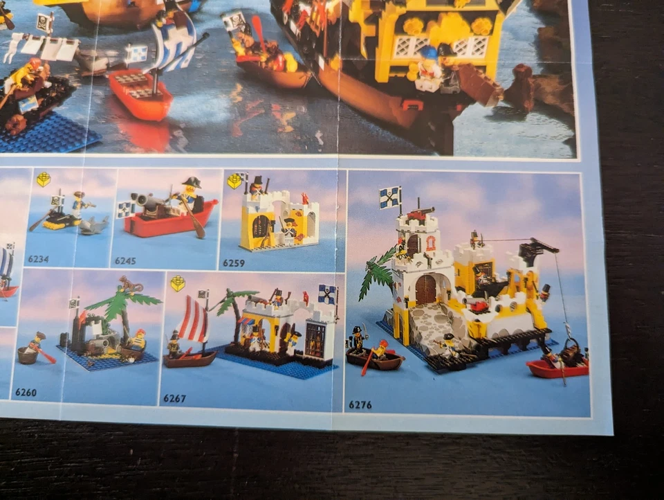 Vintage (1991) LEGO Product PIRATES Sets Poster - RARE - Image 4 of 4