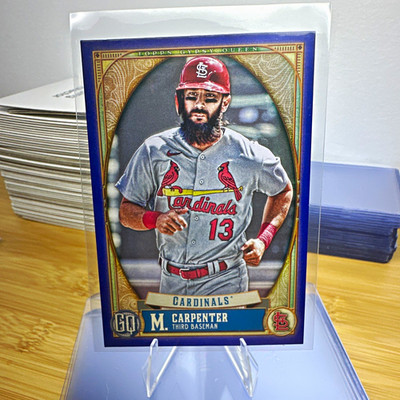 Topps 2021 Gypsy Queen Matt Carpenter #233 Cardinals Indigo Parallel /250