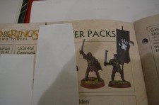 Lord of the Rings - LOTR - Uruk-Hai Command - Games Workshop Metal