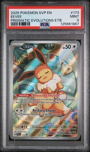 Eevee SVP173 PSA 9 MINT - Black Star Promo - Prismatic Evolutions