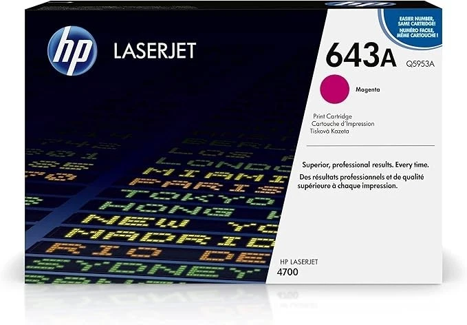 HP 643A - Magenta - Original - LaserJet - Cartouche de toner Q5953A - Photo 1/1