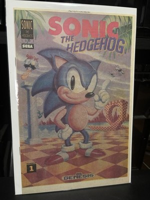 Sonic The Hedgehog Promo Insert Comic (1991) SEGA Supplement Dr. Robotnik RARE