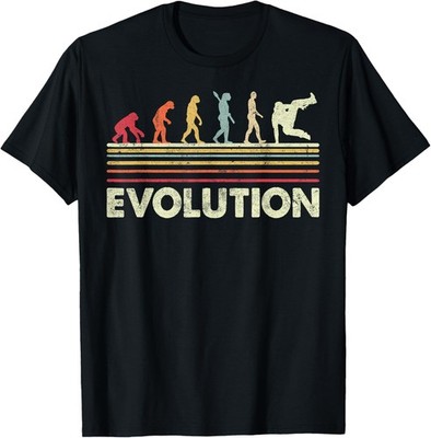 Evolution Funny Parkour Speed Retro Freerunning Novelty T-Shirt