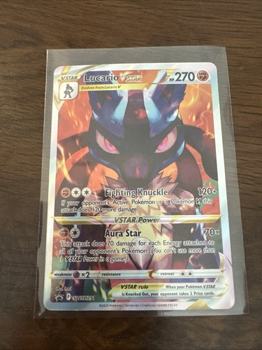 Lucario Vstar SWSH291 - Scarlet & Violet - Black Star Promo - Pokemon TCG - #46
