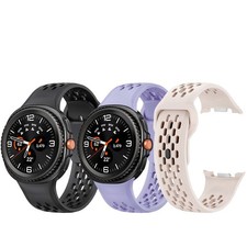 For Samsung Galalxy Watch8 Classic/Watch8 Silicone Breathable Straps Sport Band