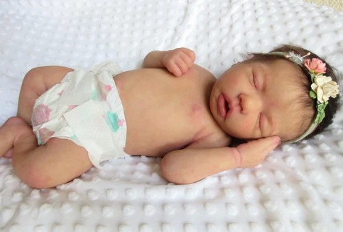 GORGEOUS full Body  SILICONE Reborn Baby Doll-  ELLA by WEEBABIES NURSERY
