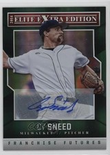2014 Panini Elite Extra Edition 24/25 Cy Sneed #58 Auto 09ff