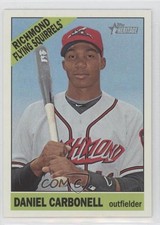 2015 Topps Heritage Minor League Edition Gum Damage Back Daniel Carbonell 0b0
