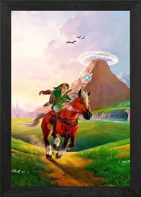Epona The Legend of Zelda Gerahmtes Wandbild Poster Leinwanddruck Bild
