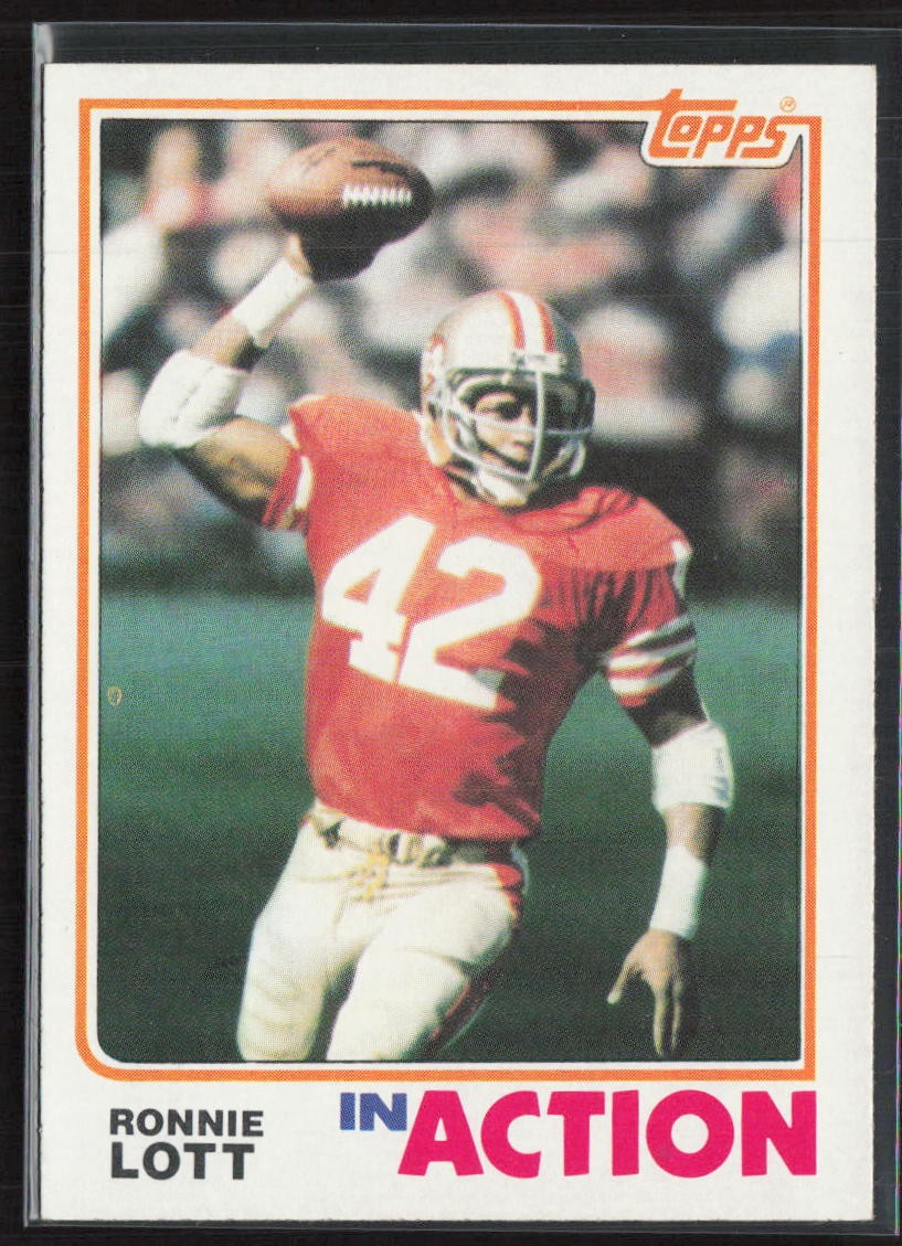 1982 Topps #487 Ronnie Lott