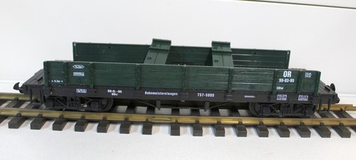 LGB G 4-achs  Bahnmeistereiwagen Niederbord 99-03-95 OOw / #2574 | Condition: Gebraucht
