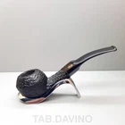 Pipe Savinelli Rossi Capitol Bruyere 673 Rusticata Nera 6Mm Rcb54 Made In Italy