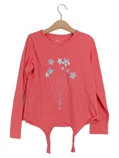 TOM TAILOR Mädchen Langarmshirt Sterne Pailletten Gr. 128/134 Pink Casual