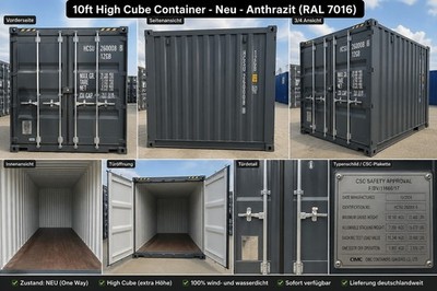 10 Fuß Seecontainer High Cube