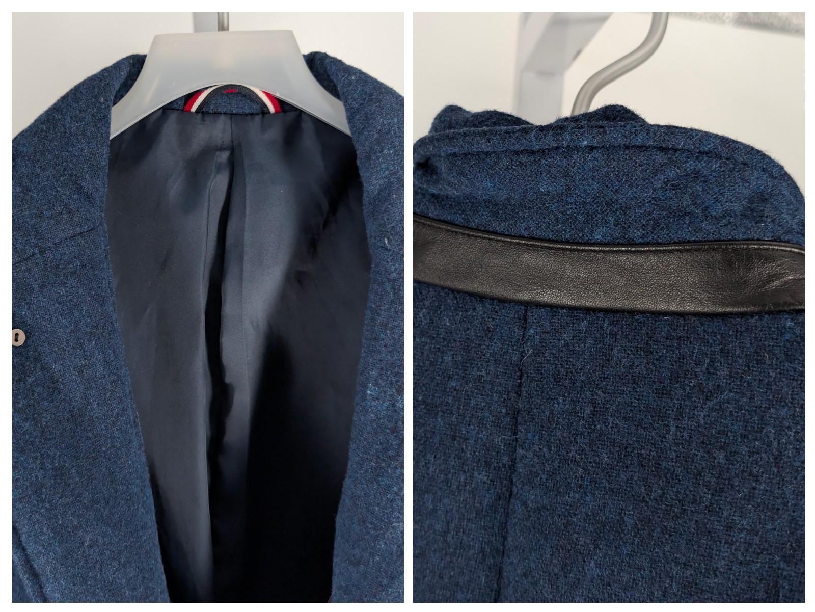 Journal Standard Down Blazer Jacket Wool Blend Bl… - image 3