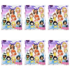 Disney Princess Series 49 Figural 3D Bag Clip - LOT of 6 Sealed Blind Bags