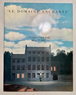 Christie s Auction Catalogs Le Domaine Enchante Paintings Rene Magritte Art 1981