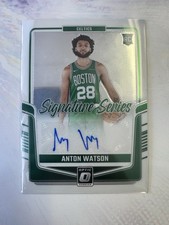 2024-25 Panini Donruss Optic - Signature Series Anton Watson,  #SS-WAT(RC AU)