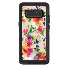 OtterBox Defender for Galaxy Note Choose Model Pink Purple Floral Flowers