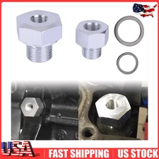 Oil Pressure Adapter Fit For Chevrolet LS1 4.8 5.3 6.0 Swap M12 M16 US Stock
