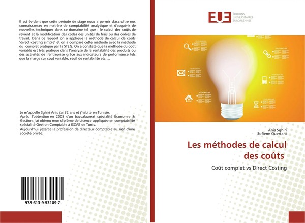 Les MéThodes De Calcul Des CoûTs CoûT Complet Vs Direct Costing Sghiri (U. A.)-image