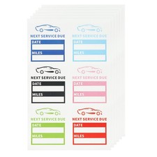 120Pack Next Service Due Stickers 2 Inch Self-adhesive Labels Oil Change Sticker
