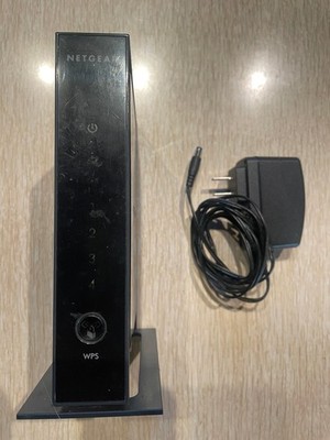 Netgear WNR3500L router - WiFi 4-port Gigabit wireless 802.11b/g/n + power cable