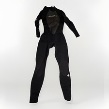 O'Neill Women's Reactor 3/2mm Back Zip Full Wetsuit - Black - Size 6 Long Sleeve
