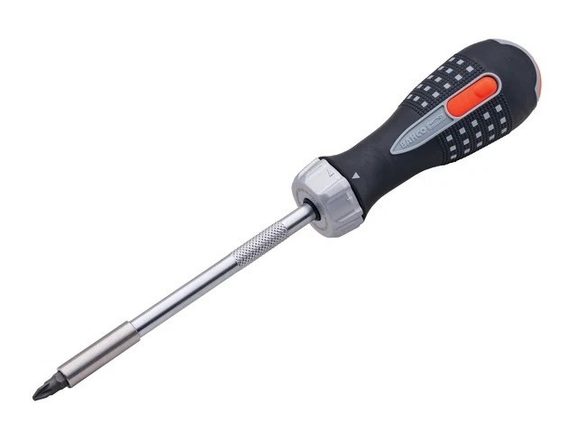 Bahco Ratcheting Screwdriver with Interchangeable Bits BAH808050 XMS25RATCHET