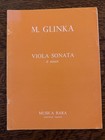Glinka Sonata for Viola and Piano in d minor - New part/score - FREE SHIPPING! — photo 1
