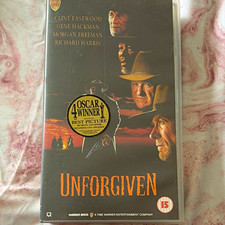 Warner Home Video Unforgiven VHS PAL 15 (1992) Oscar Winner Clint Eastwood