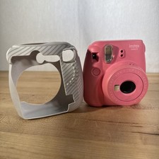 Fujifilm Instax Mini 9 Instant Film Camera - Flamingo Pink With Protective Cover
