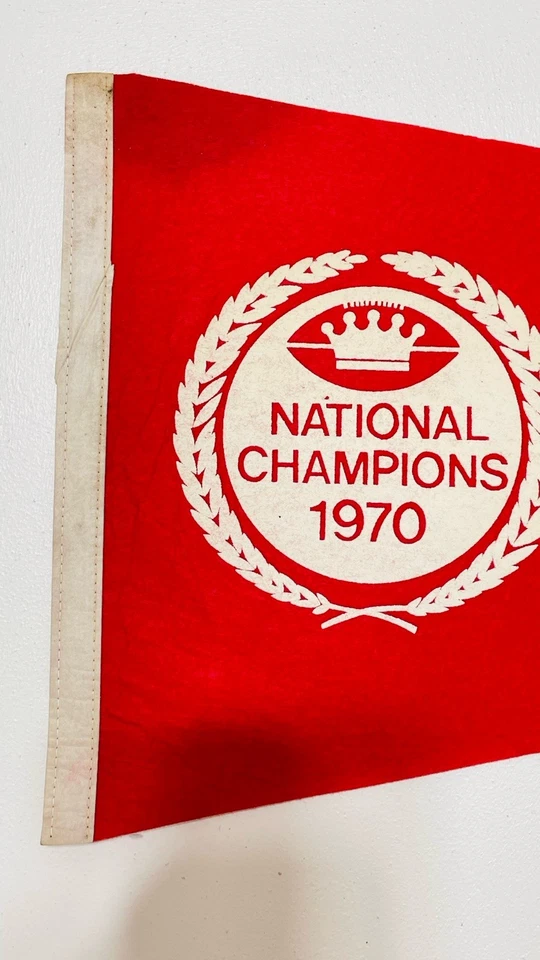 1970 National Champions University of Nebraska Cornhuskers Football Felt Pennant - Image 2 of 4