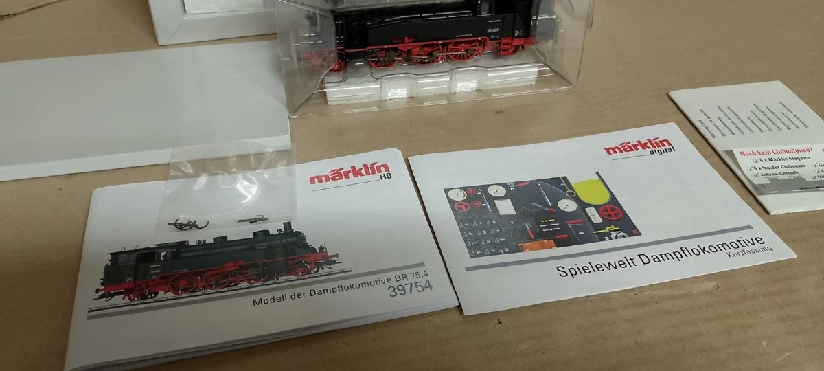 Märklin 39754 Dampflok BR 75.4 DB Epoche 3a MFX+ Spieleweltdecoder XXL Fotos