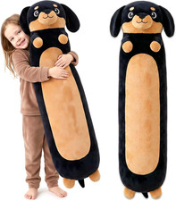35" Dachshund Stuffed Animal Soft Long Giant Pillow Cute Weiner Dog Plush Large